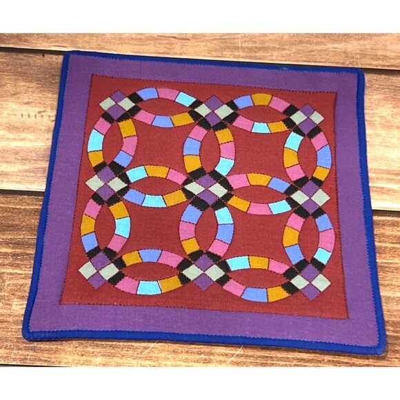 1.8 VTG Amish Heritage Collection Willitts Frameable Quilt by Ann Dezendorf 6X6 - Picture 1 of 7